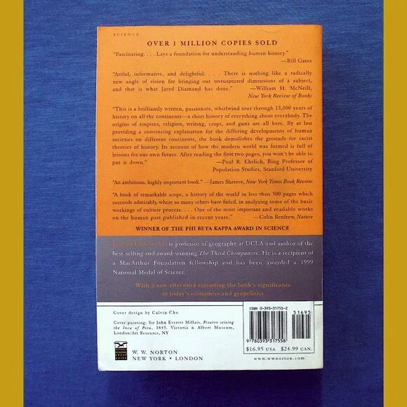 Book - Guns, Germs, and Steel: The Fates of Human Societies by Jared Diamond - Picture 10 of 10